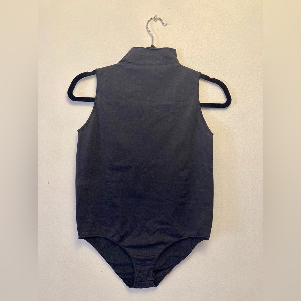Skims Mock Neck Sleeveless Bodysuit size 2x/3x in Onyx